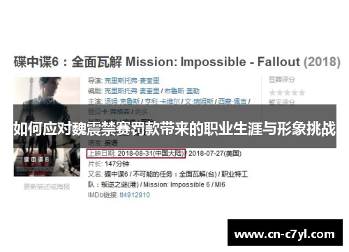 如何应对魏震禁赛罚款带来的职业生涯与形象挑战
